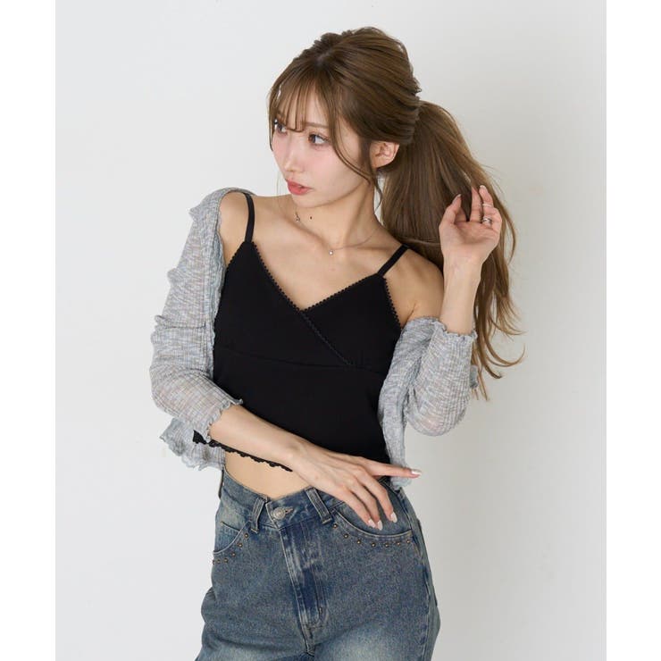【RAY CASSIN】カシュクールレースキャミ | PAL GROUP OUTLET | 詳細画像21 