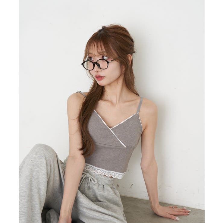 【RAY CASSIN】カシュクールレースキャミ | PAL GROUP OUTLET | 詳細画像33 