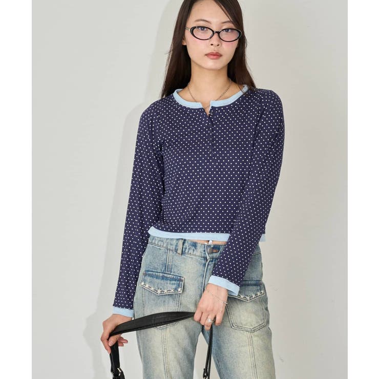【WHO'S WHO gallery】ドットレイヤードヘンリートップス | PAL GROUP OUTLET | 詳細画像17 