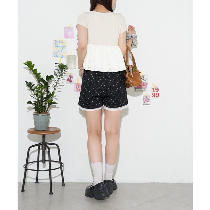 【Ciaopanic】【neutral】ペプラムカットソー | PAL GROUP OUTLET | 詳細画像19 