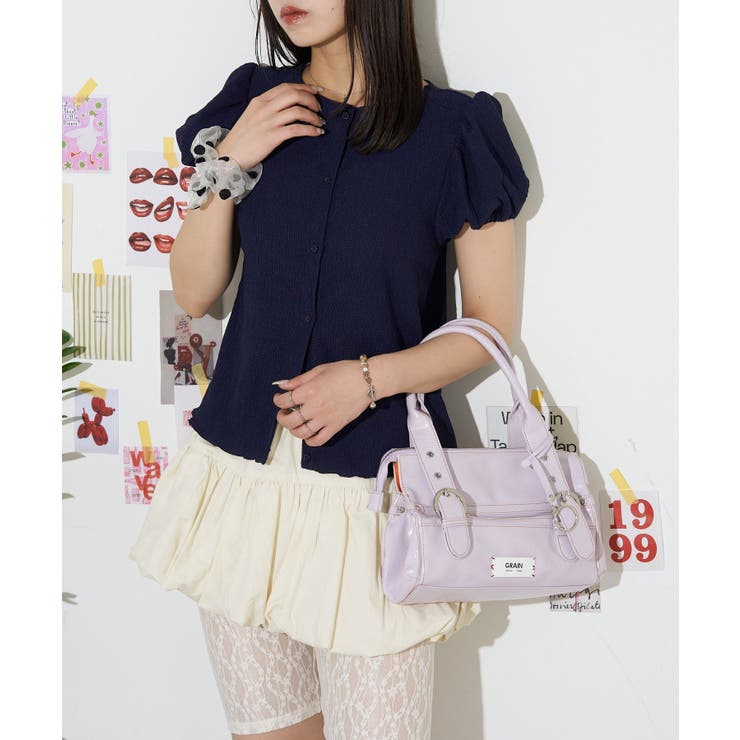 【Ciaopanic】【neutral】シャーリングショートスリーブカットソ… | PAL GROUP OUTLET | 詳細画像9 