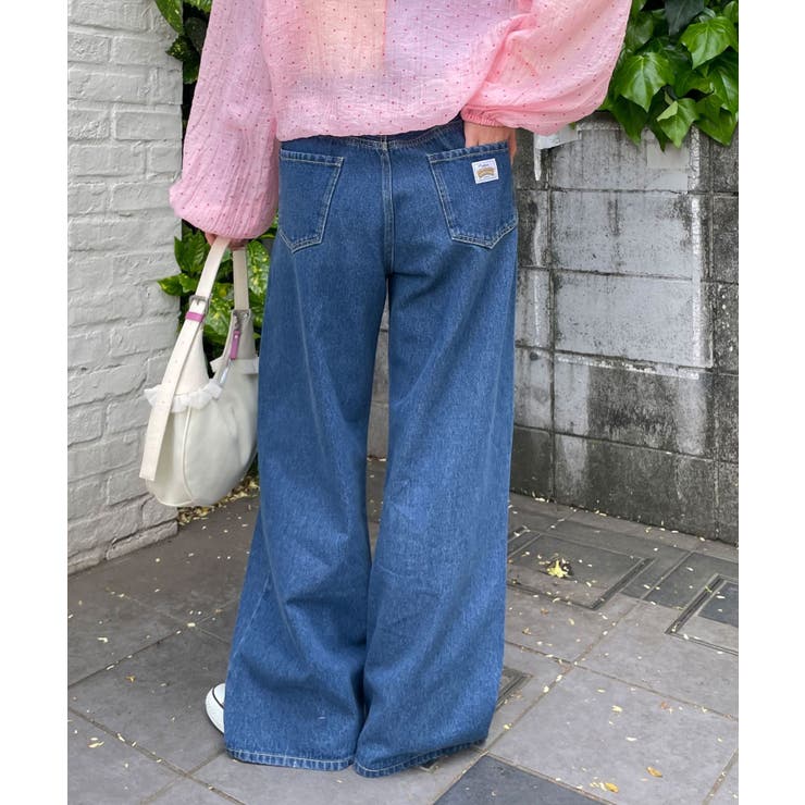 【Ciaopanic】H.Sワッペン付ワイドデニム | PAL GROUP OUTLET | 詳細画像4 