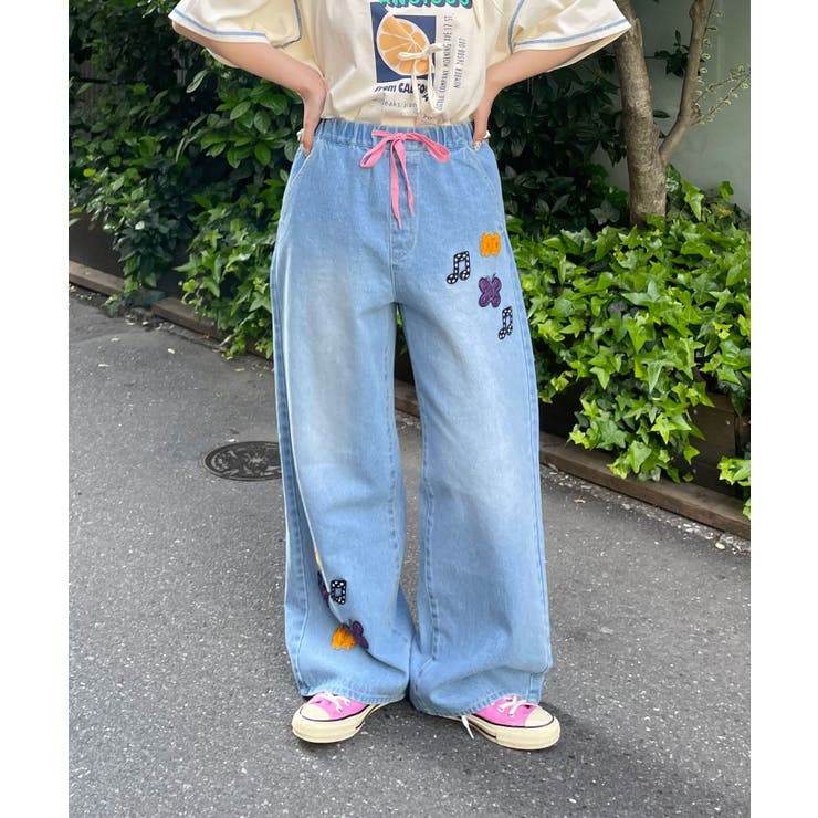 【Ciaopanic】H.Sワッペン付ワイドデニム | PAL GROUP OUTLET | 詳細画像14 