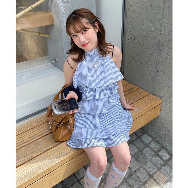 【Ciaopanic】【あや企画】2WAYアソート柄ティアードノースリーブフ… | PAL GROUP OUTLET | 詳細画像21 