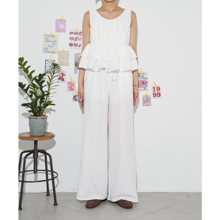 【Ciaopanic】【neutral】ペプラムオールインワン | PAL GROUP OUTLET | 詳細画像9 