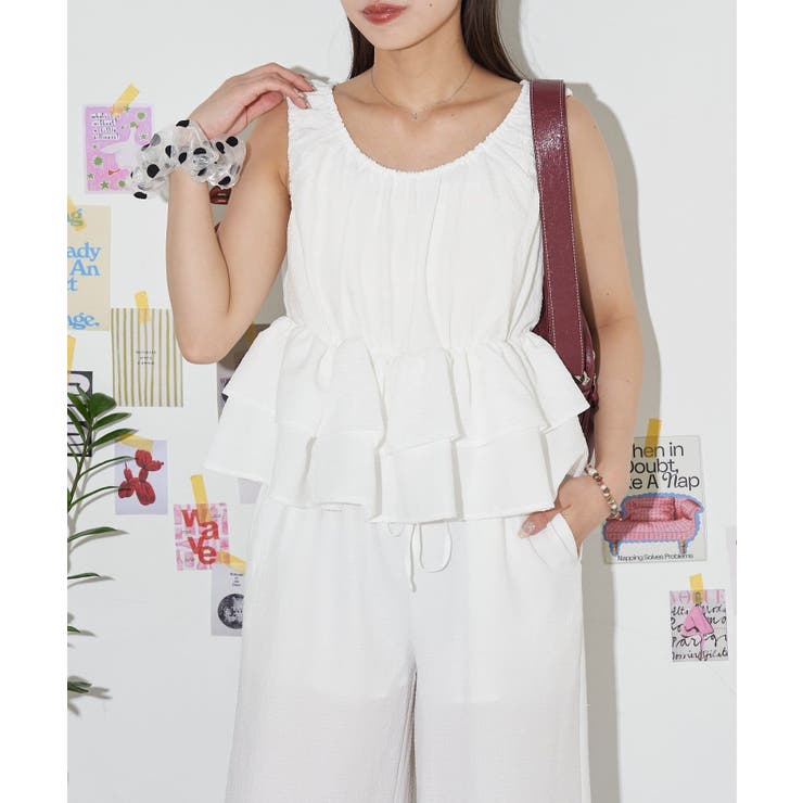 【Ciaopanic】【neutral】ペプラムオールインワン | PAL GROUP OUTLET | 詳細画像2 