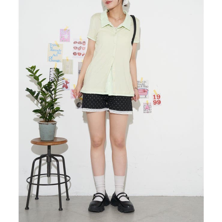 【Ciaopanic】【neutral】レイヤードシアーニットポロ | PAL GROUP OUTLET | 詳細画像17 