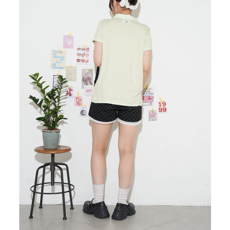 【Ciaopanic】【neutral】レイヤードシアーニットポロ | PAL GROUP OUTLET | 詳細画像19 
