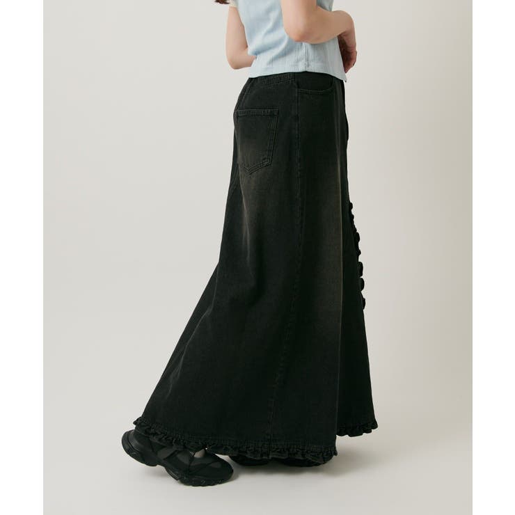 【w closet】フリルデニムロングSK | PAL GROUP OUTLET | 詳細画像14 