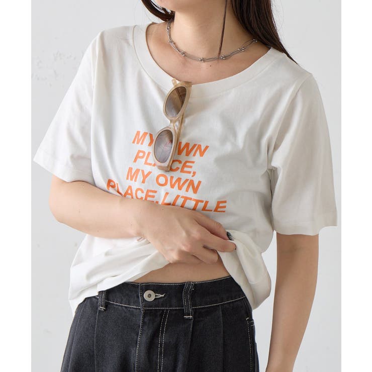 WHT | 【Kastane】B スロープロゴTEE | PAL GROUP OUTLET