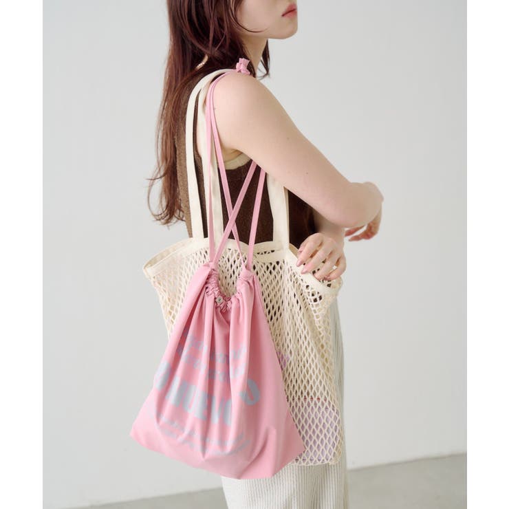 【Kastane】ロゴ巾着&メッシュバッグSET | PAL GROUP OUTLET | 詳細画像2 