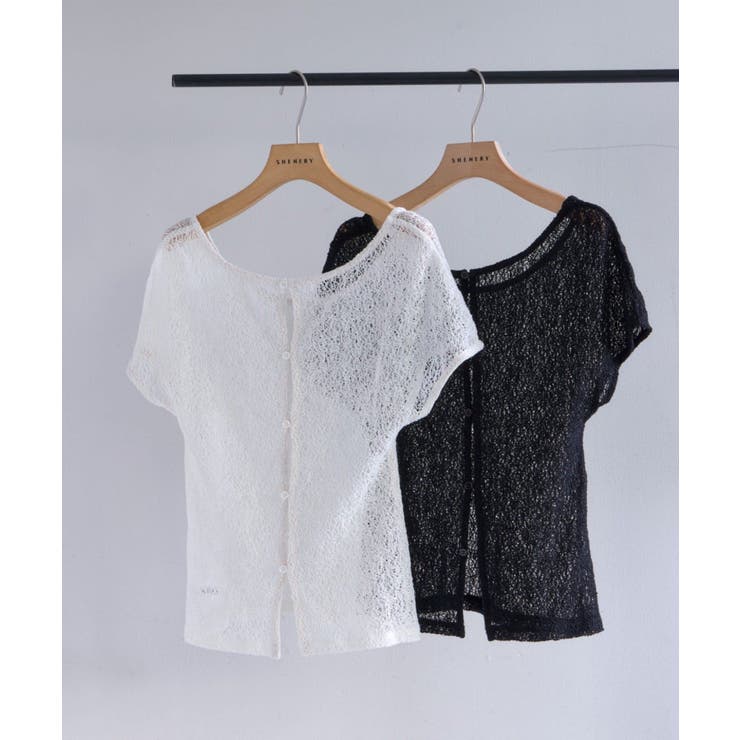 【SHENERY】絡みレースチビTee | PAL GROUP OUTLET | 詳細画像20 