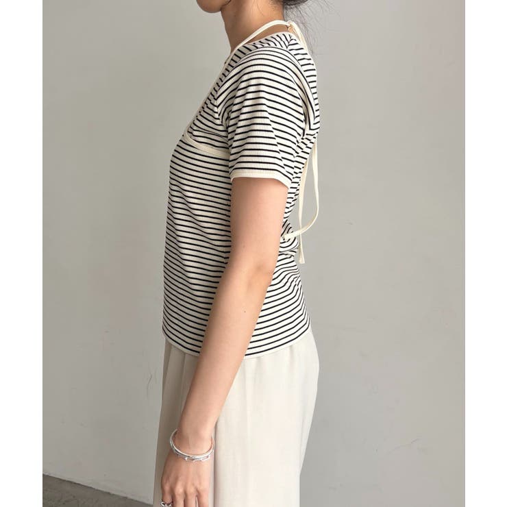 【CAPRICIEUX LE'MAGE】アシメレイヤードボーダーT | PAL GROUP OUTLET | 詳細画像17 