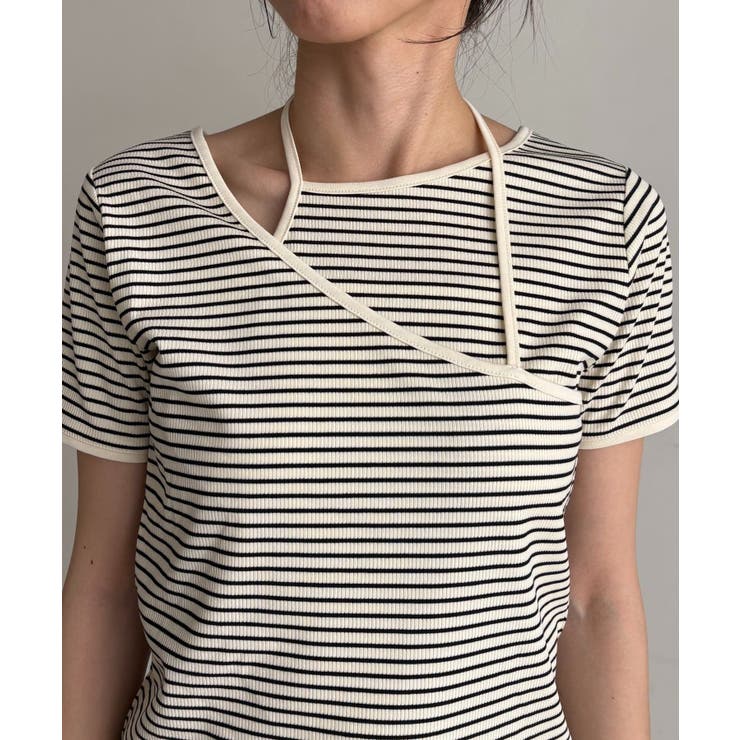 【CAPRICIEUX LE'MAGE】アシメレイヤードボーダーT | PAL GROUP OUTLET | 詳細画像19 