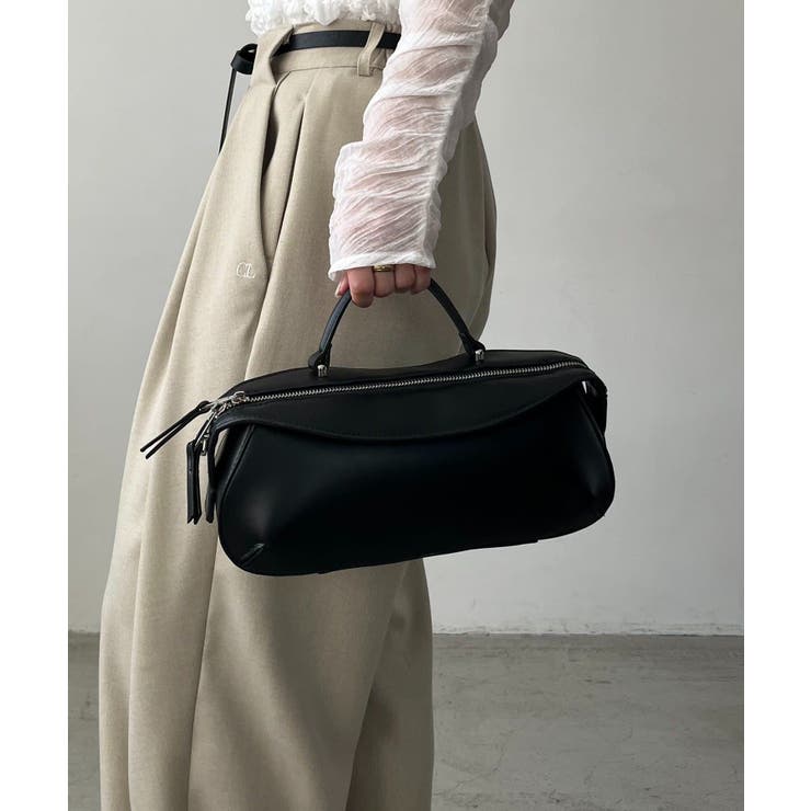BLACK | 【CAPRICIEUX LE'MAGE】ミニマルトップハンドルBAG | PAL GROUP OUTLET