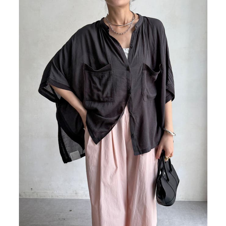 【DouDou】W ポンチョブラウス | PAL GROUP OUTLET | 詳細画像25 