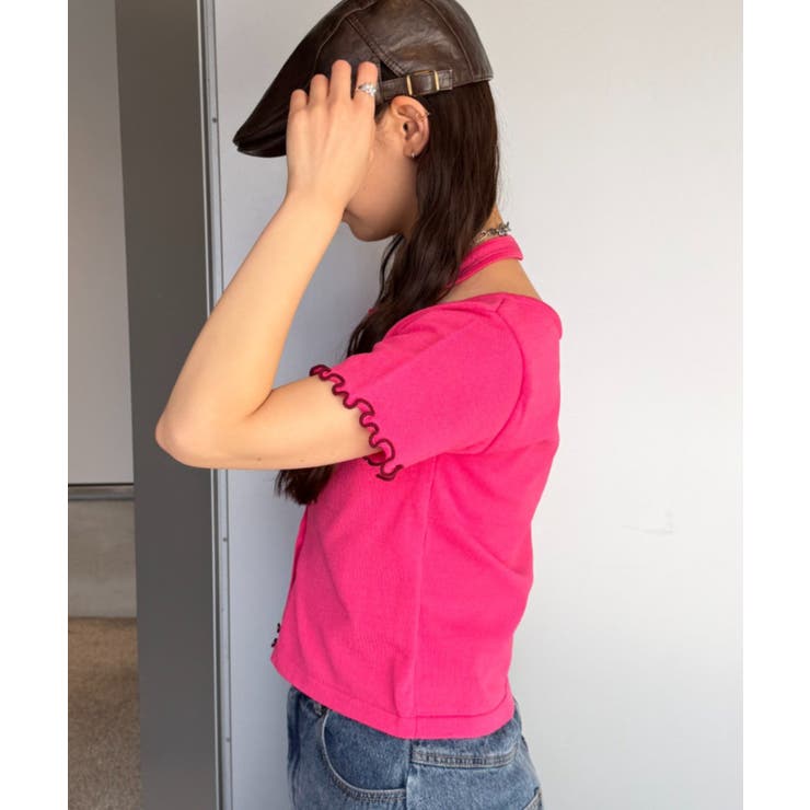 【w closet】ホルターレイヤードニットT | PAL GROUP OUTLET | 詳細画像4 