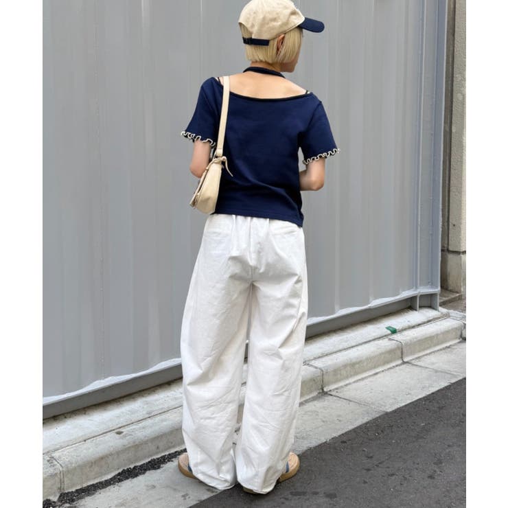 【w closet】ホルターレイヤードニットT | PAL GROUP OUTLET | 詳細画像18 