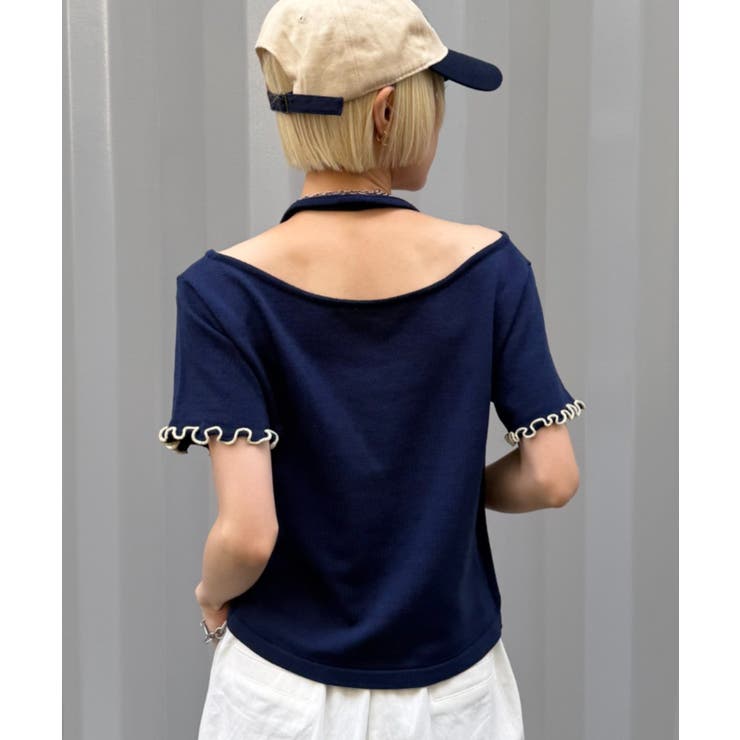 【w closet】ホルターレイヤードニットT | PAL GROUP OUTLET | 詳細画像11 