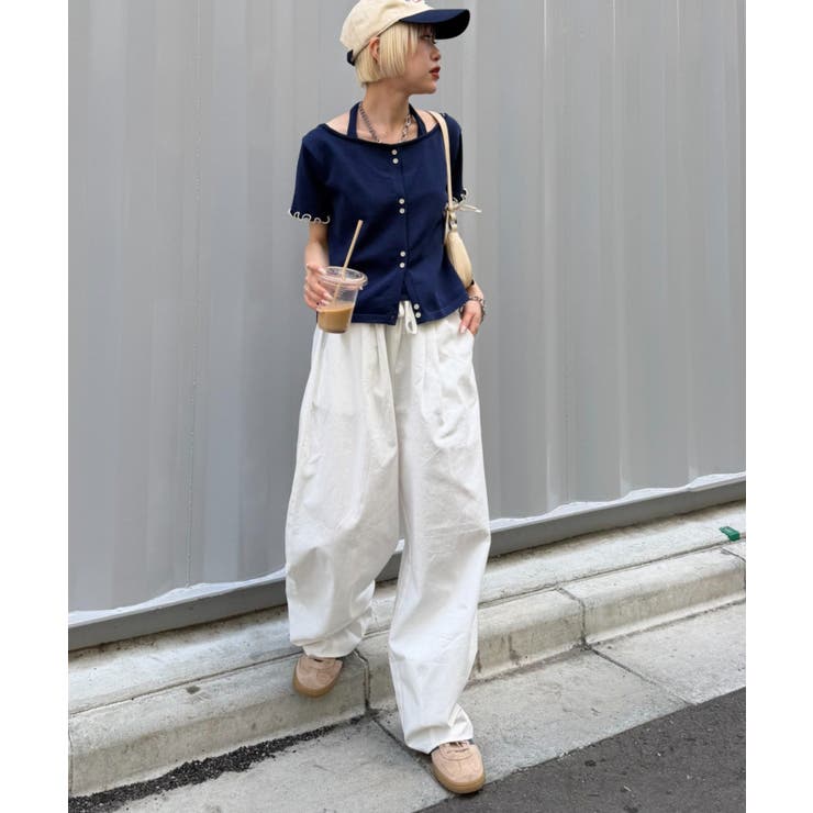 【w closet】ホルターレイヤードニットT | PAL GROUP OUTLET | 詳細画像16 