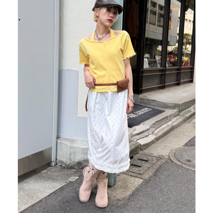 【w closet】ホルターレイヤードニットT | PAL GROUP OUTLET | 詳細画像23 
