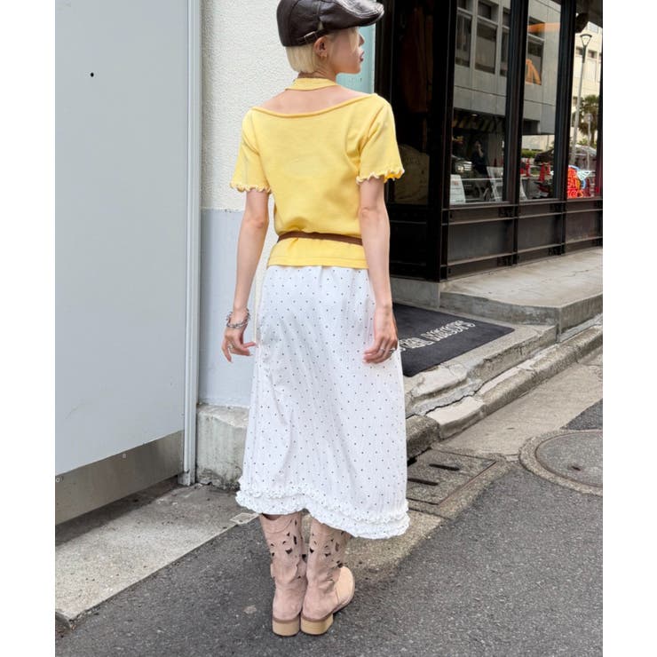 【w closet】ホルターレイヤードニットT | PAL GROUP OUTLET | 詳細画像25 