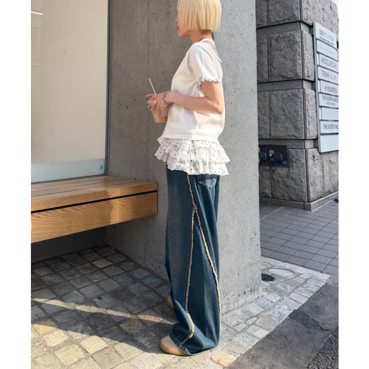 【w closet】ホルターレイヤードニットT | PAL GROUP OUTLET | 詳細画像33 