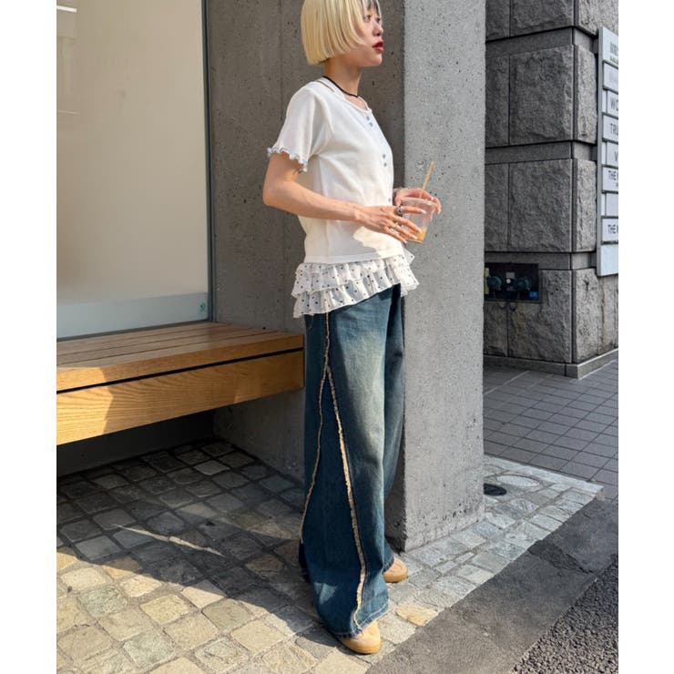 【w closet】ホルターレイヤードニットT | PAL GROUP OUTLET | 詳細画像35 