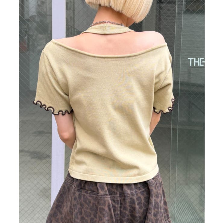 【w closet】ホルターレイヤードニットT | PAL GROUP OUTLET | 詳細画像39 