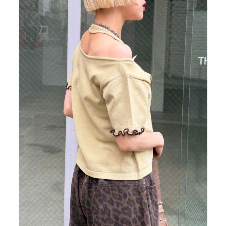 【w closet】ホルターレイヤードニットT | PAL GROUP OUTLET | 詳細画像40 