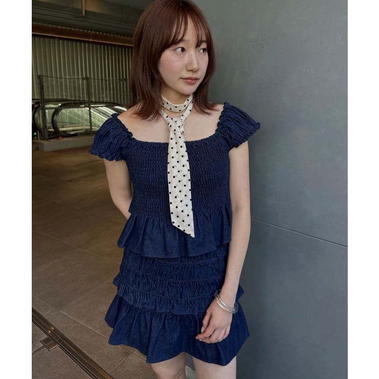 【mline】シャーリングミニスカ | PAL GROUP OUTLET | 詳細画像3 