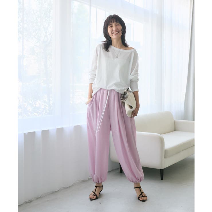 【RIVE DROITE】キュプラコットンオーバーサイズTee | PAL GROUP OUTLET | 詳細画像9 