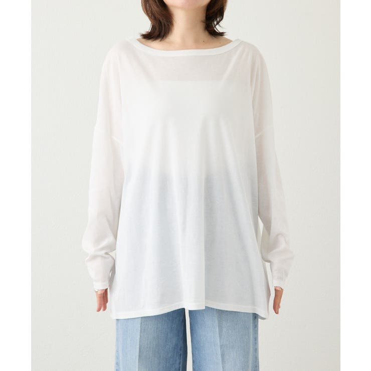 【RIVE DROITE】キュプラコットンオーバーサイズTee | PAL GROUP OUTLET | 詳細画像13 
