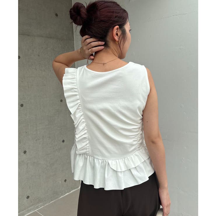 【CAPRICIEUX LE'MAGE】アシメフリルノースリT | PAL GROUP OUTLET | 詳細画像16 