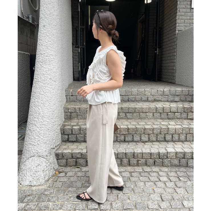 【CAPRICIEUX LE'MAGE】アシメフリルノースリT | PAL GROUP OUTLET | 詳細画像24 