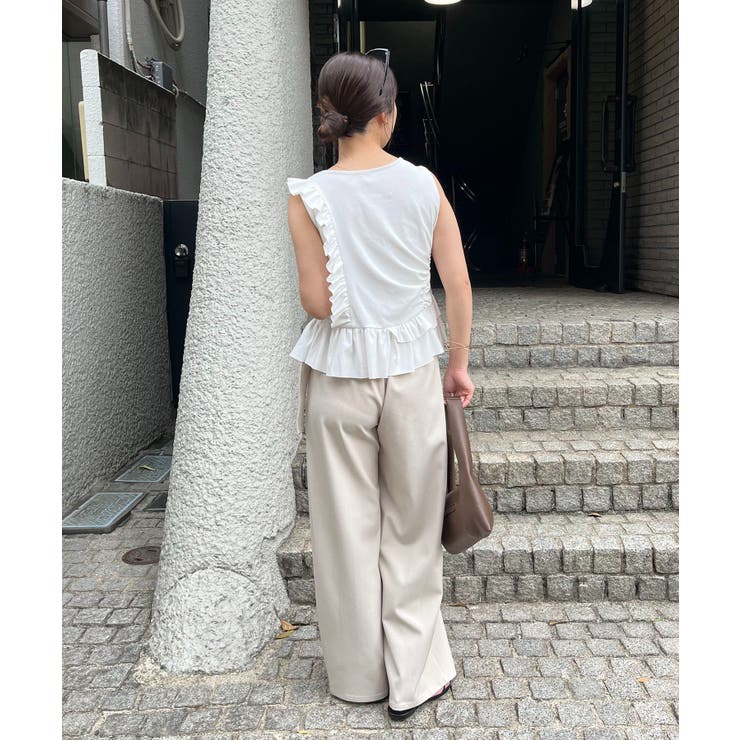 【CAPRICIEUX LE'MAGE】アシメフリルノースリT | PAL GROUP OUTLET | 詳細画像26 