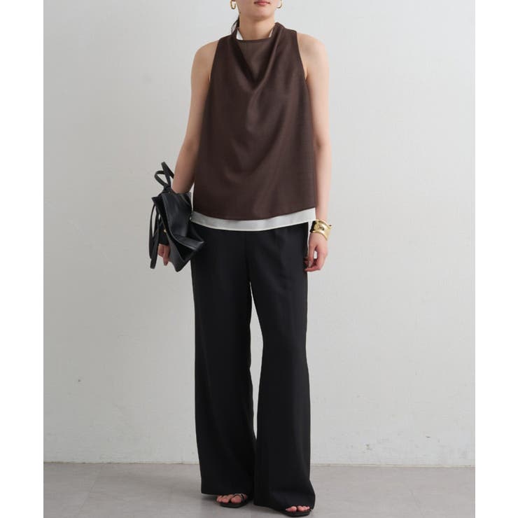 【Loungedress】麻調ドレープBL | PAL GROUP OUTLET | 詳細画像15 