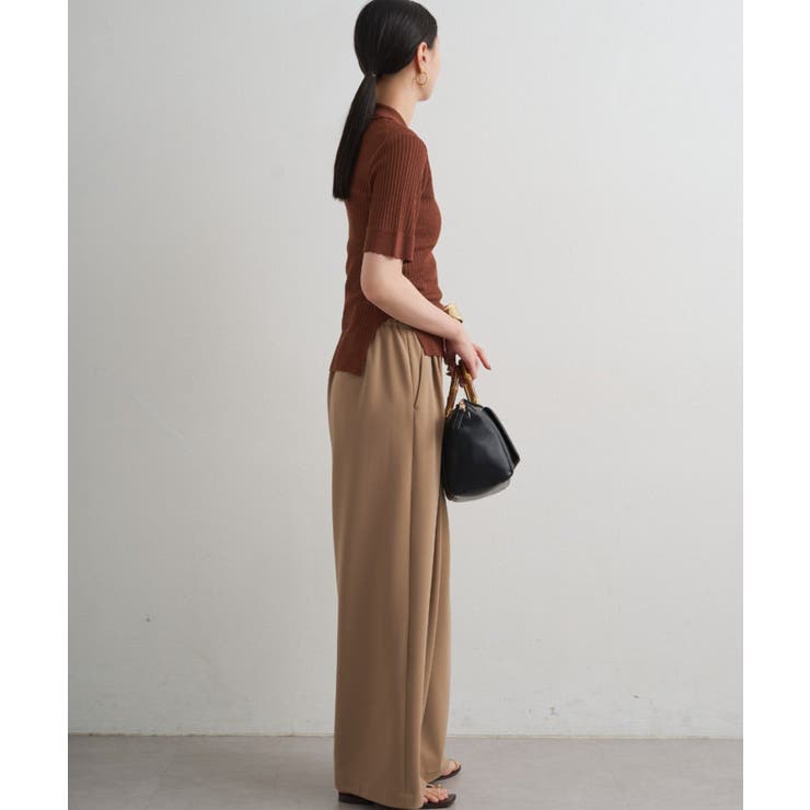 【Loungedress】シアーリブポロKN | PAL GROUP OUTLET | 詳細画像18 