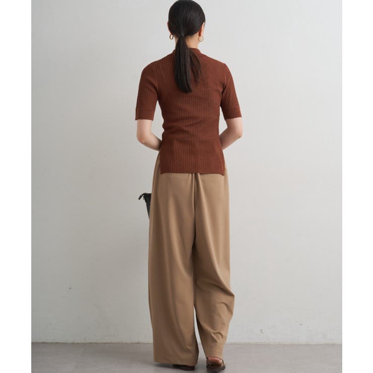 【Loungedress】シアーリブポロKN | PAL GROUP OUTLET | 詳細画像19 