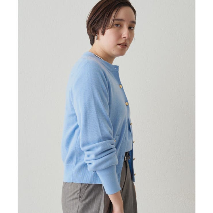 【Loungedress】ウールカシミヤKNカーデ | PAL GROUP OUTLET | 詳細画像12 