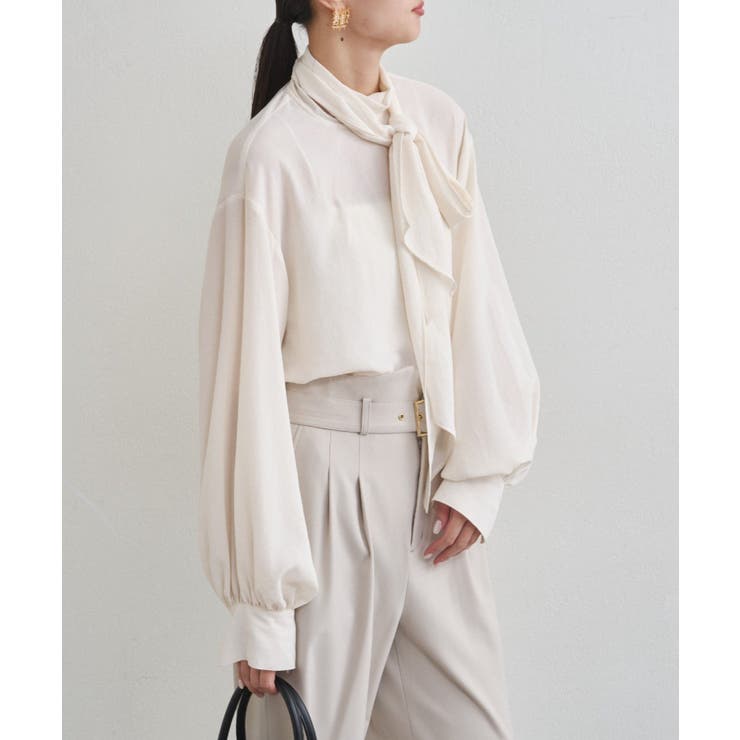 OFF | 【Loungedress】【N５】シフォンボウタイBL | PAL GROUP OUTLET