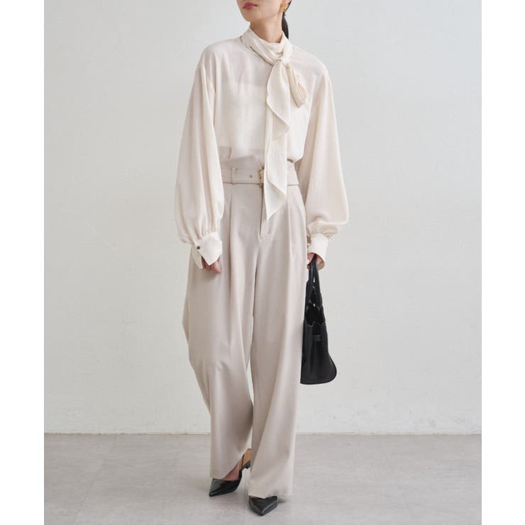 【Loungedress】【N５】シフォンボウタイBL | PAL GROUP OUTLET | 詳細画像3 