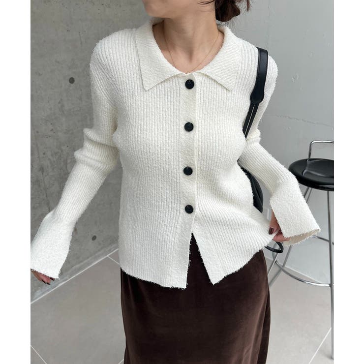 【CAPRICIEUX LE'MAGE】ビアードカラーニット | PAL GROUP OUTLET | 詳細画像14 