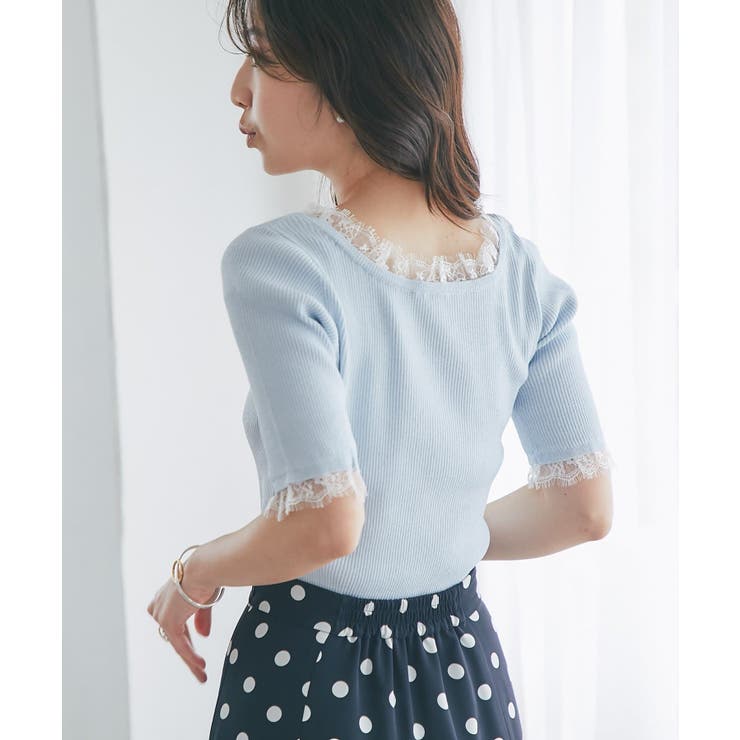 【La boutique BonBon】クールタッチUVレース付きラメリブKN | PAL GROUP OUTLET | 詳細画像3 