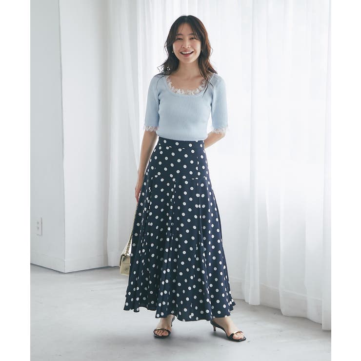 【La boutique BonBon】クールタッチUVレース付きラメリブKN | PAL GROUP OUTLET | 詳細画像5 