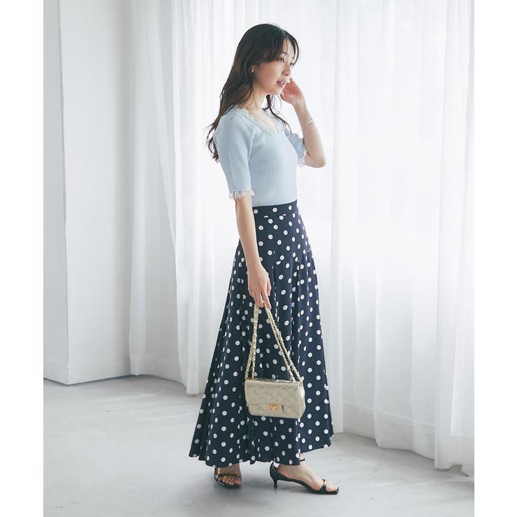 【La boutique BonBon】クールタッチUVレース付きラメリブKN | PAL GROUP OUTLET | 詳細画像6 