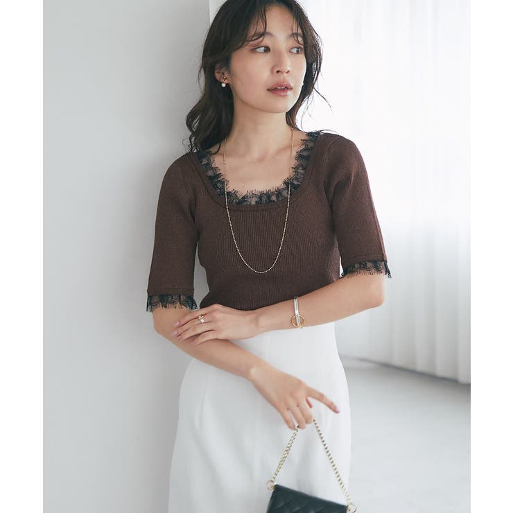 【La boutique BonBon】クールタッチUVレース付きラメリブKN | PAL GROUP OUTLET | 詳細画像19 