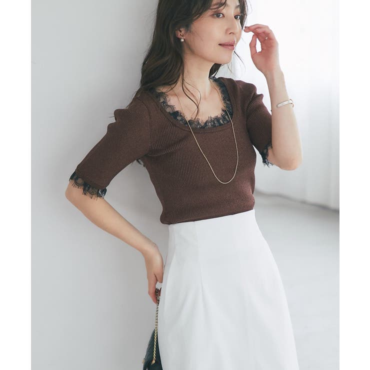 【La boutique BonBon】クールタッチUVレース付きラメリブKN | PAL GROUP OUTLET | 詳細画像20 