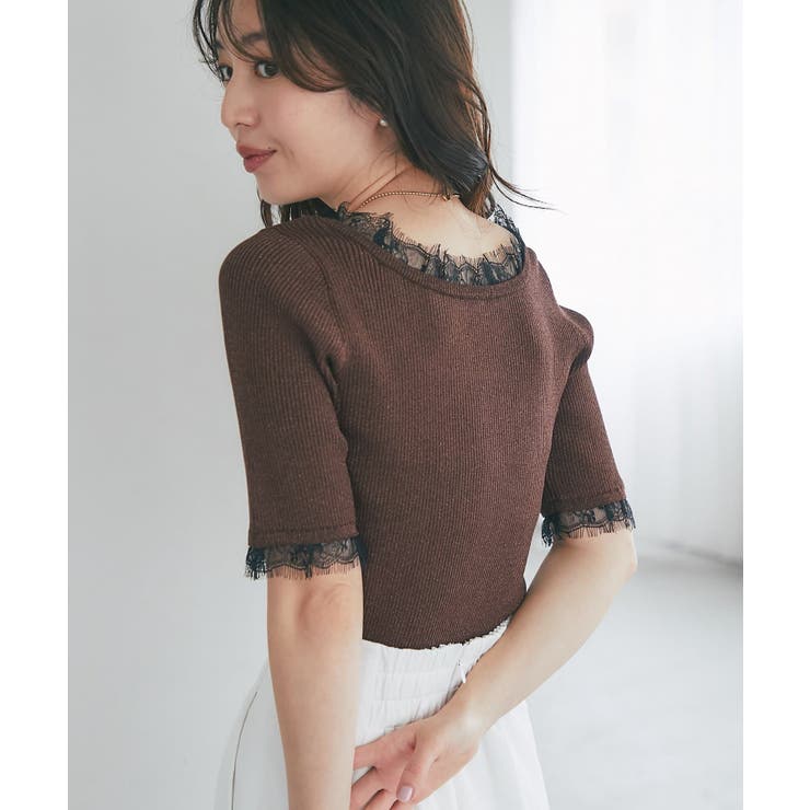 【La boutique BonBon】クールタッチUVレース付きラメリブKN | PAL GROUP OUTLET | 詳細画像21 