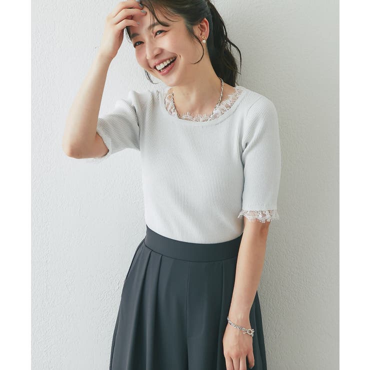 【La boutique BonBon】クールタッチUVレース付きラメリブKN | PAL GROUP OUTLET | 詳細画像28 